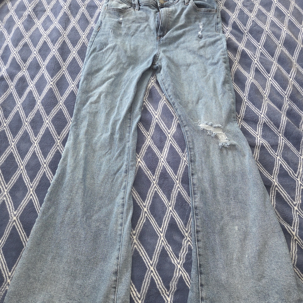 BCBGeneration Light Blue Flare Jeans